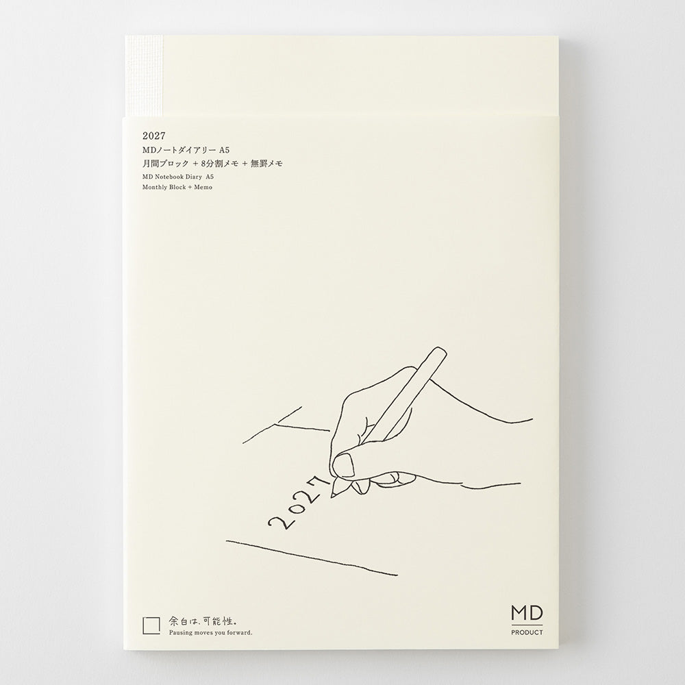 Midori A5 Slim Notebook Diary 2027