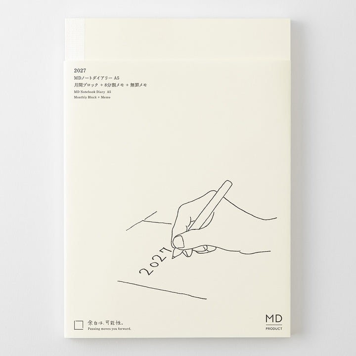 Midori A5 Slim Notebook Diary 2027