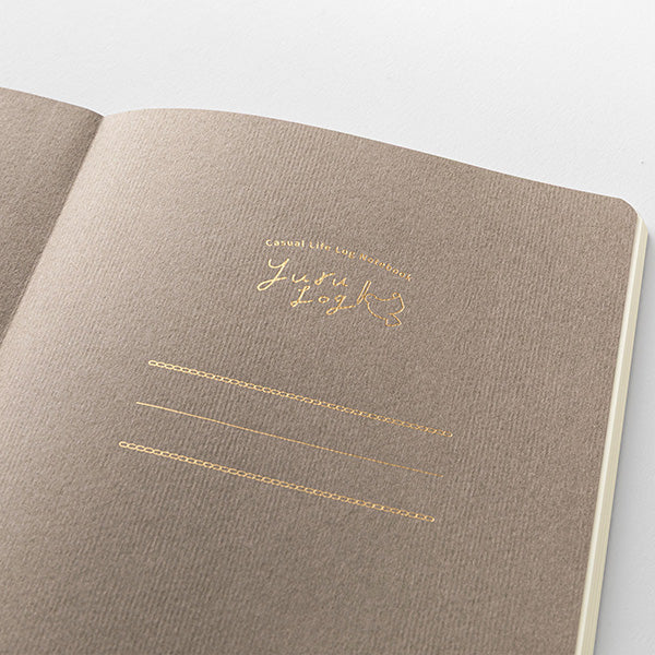 Midori Yuru Log Notebook B6 - Cat A