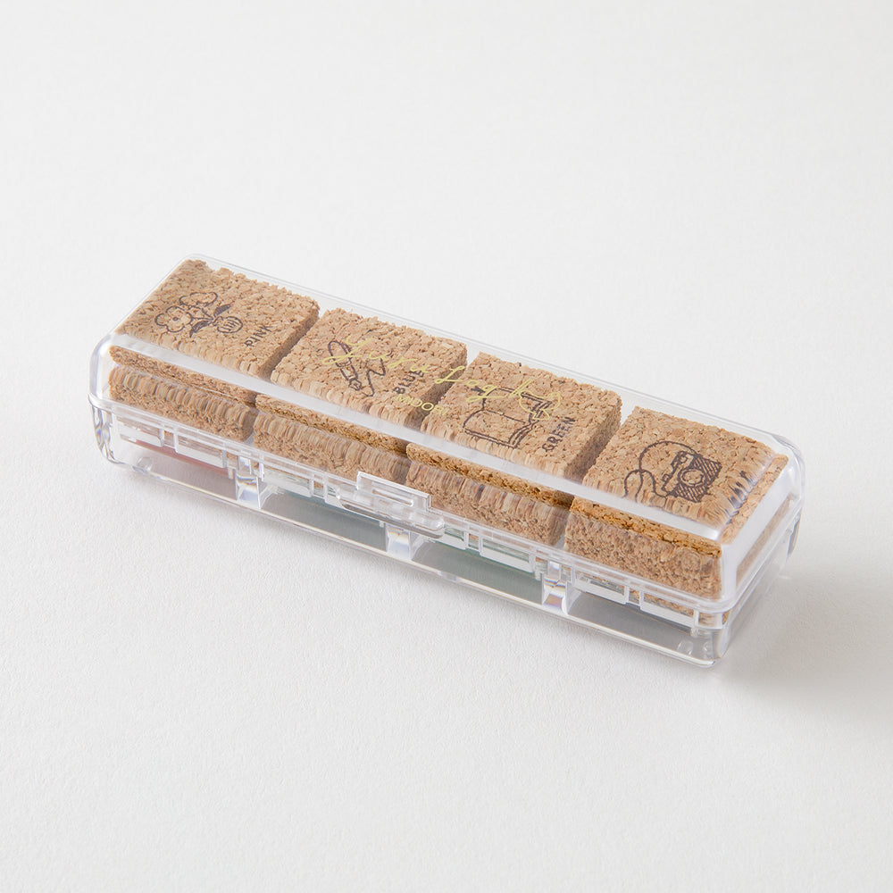 Midori Yuru Log Pre-inked Stamp - Daily Life — side view
