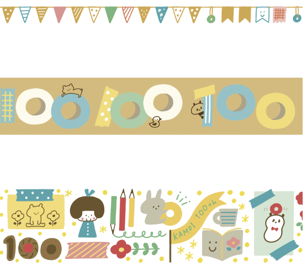 MT Tape 100th Anniversary Set - Mizutama — with packaging