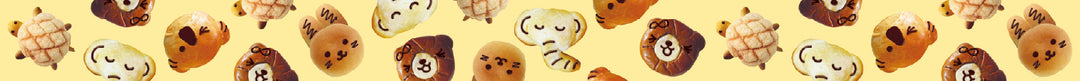 MT EX Washi Tape - Animal Face Bread — applied on surface