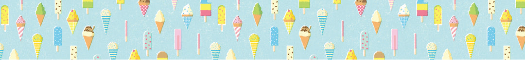 MT EX Washi Tape - Ice Cream — applied on surface