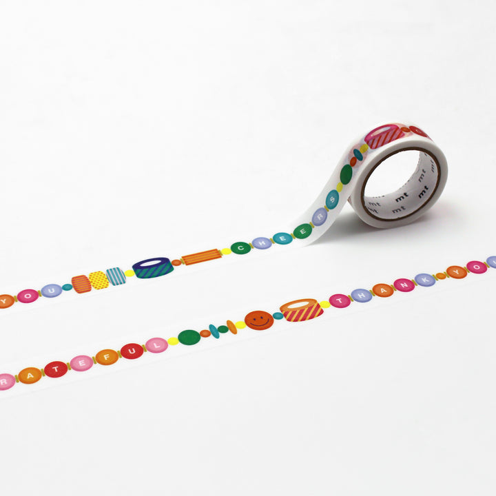 MT EX Washi Tape - Thank you — pattern detail