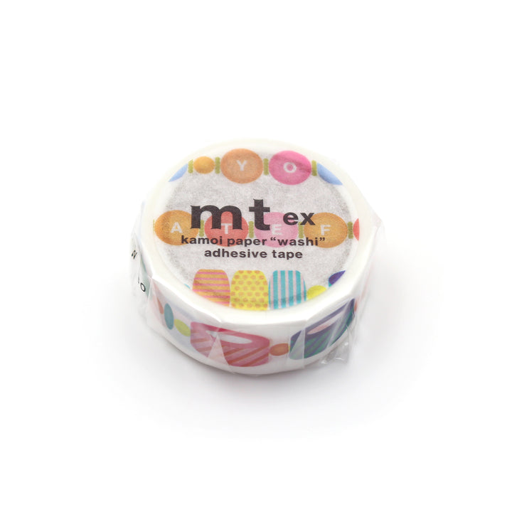 MT EX Washi Tape - Thank you — roll front