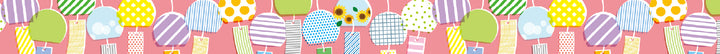 MT EX Washi Tape - Wind Chime — applied on surface