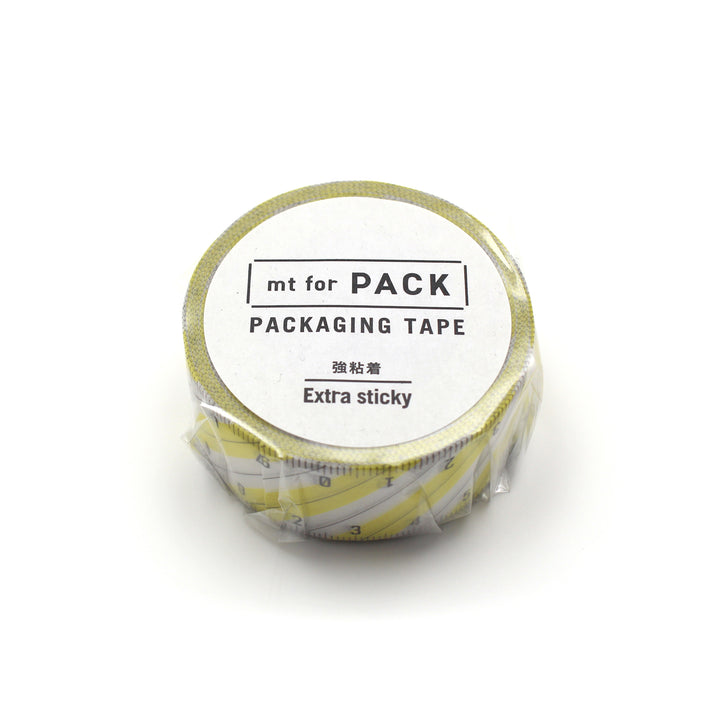MT For Pack Permanent Tape - Stripe Ruler — roll front