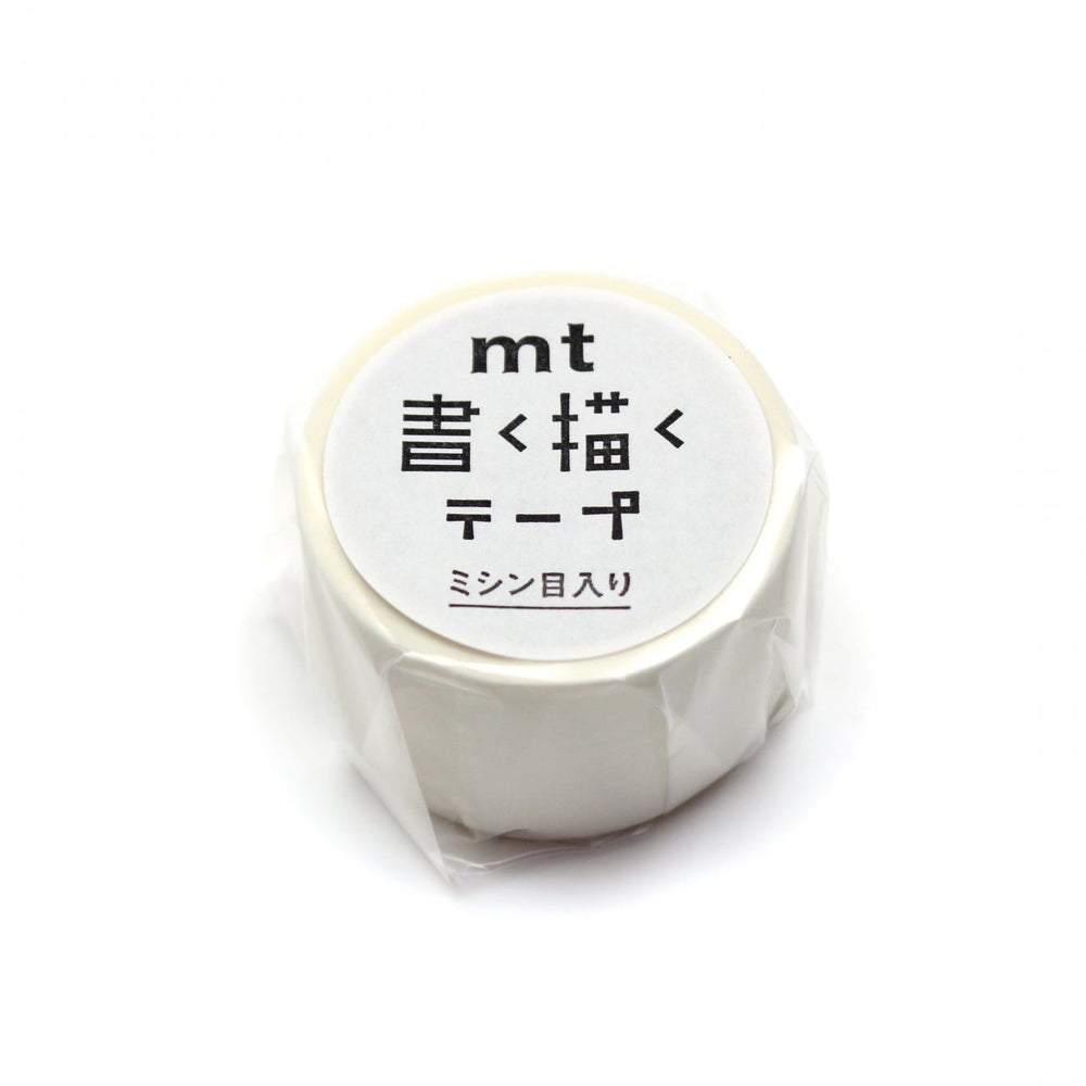 MT KAKUKAKU Washi Tape - White 24mm — pattern detail