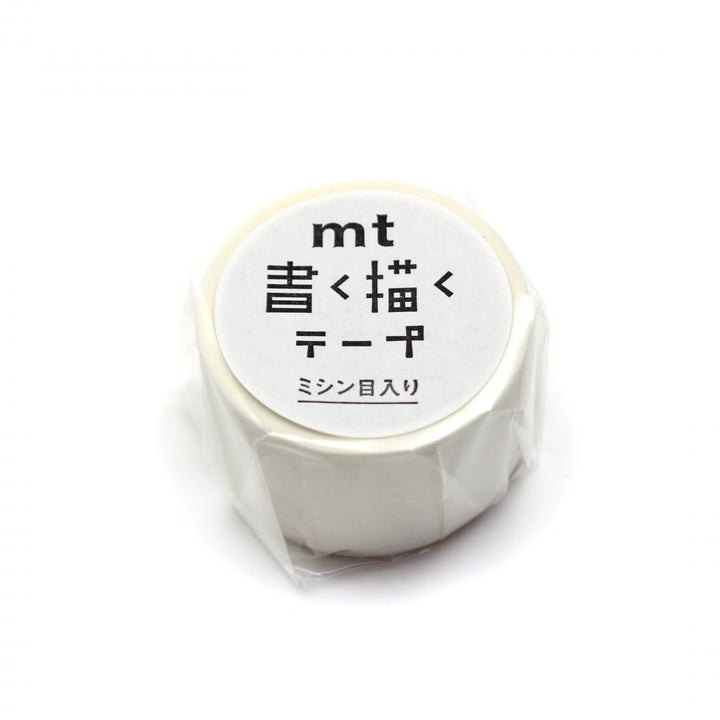 MT KAKUKAKU Washi Tape - White 24mm — pattern detail