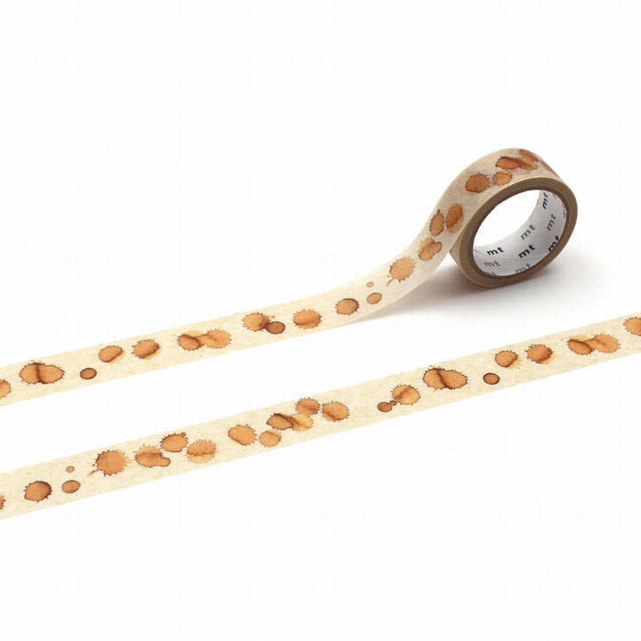 MT Upcycle Tape - Coffee Stain — roll front