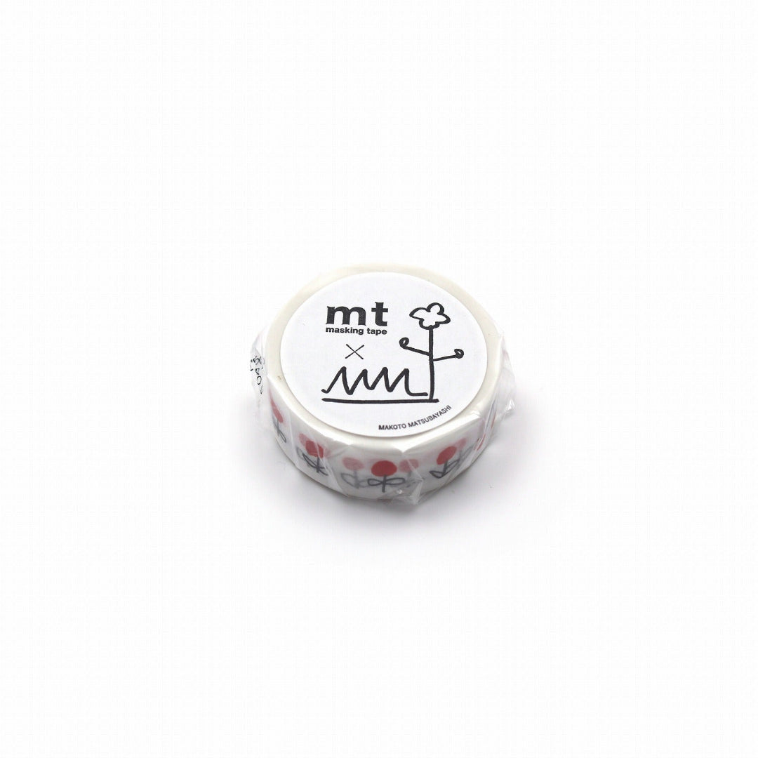 MT x Makoto Matsubayashi Washi Tape - Black Cat — pattern detail