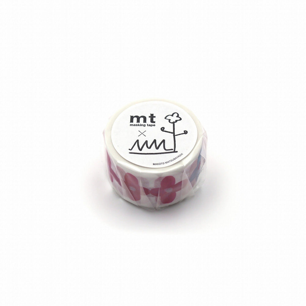MT x Makoto Matsubayashi Washi Tape - Flower Ornament — pattern detail