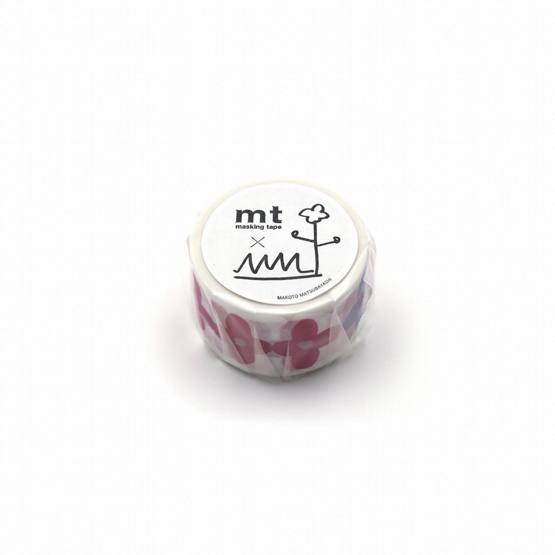 MT x Makoto Matsubayashi Washi Tape - Flower Ornament — pattern detail