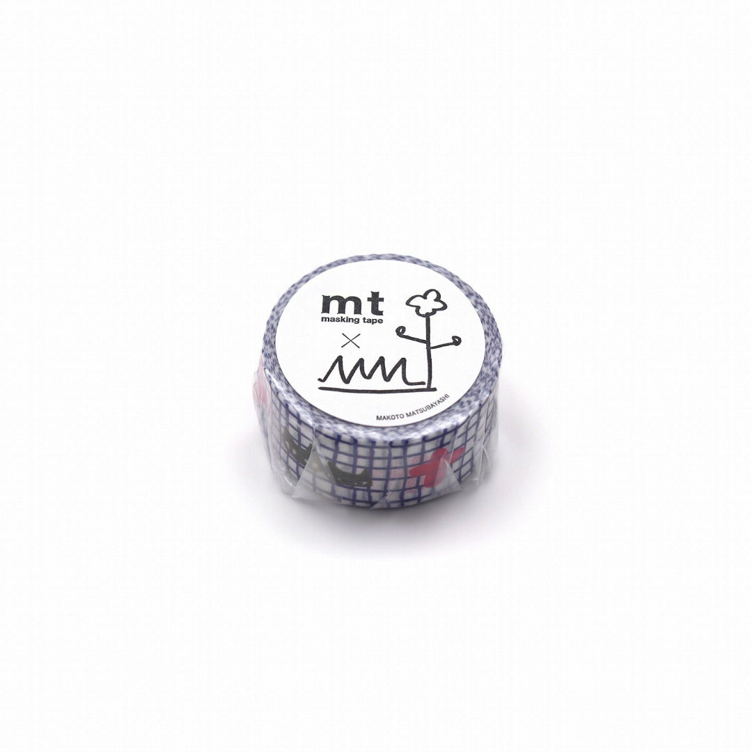 MT x Makoto Matsubayashi Washi Tape - Friend — pattern detail
