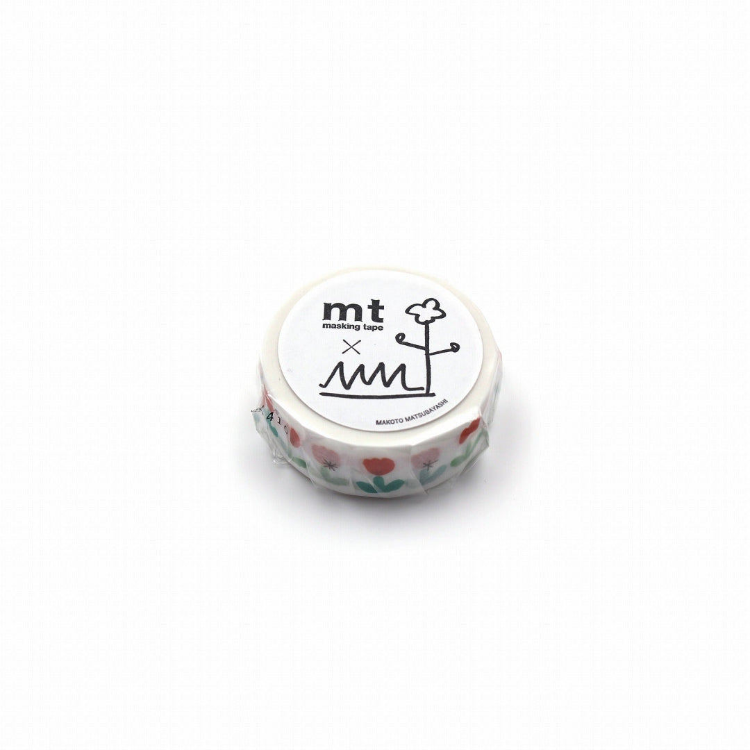 MT x Makoto Matsubayashi Washi Tape - Tulip — pattern detail