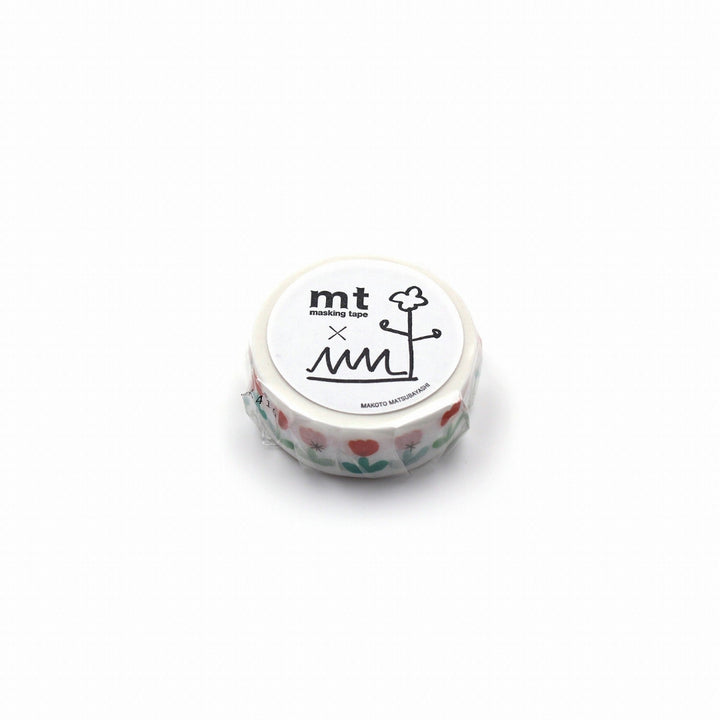 MT x Makoto Matsubayashi Washi Tape - Tulip — pattern detail