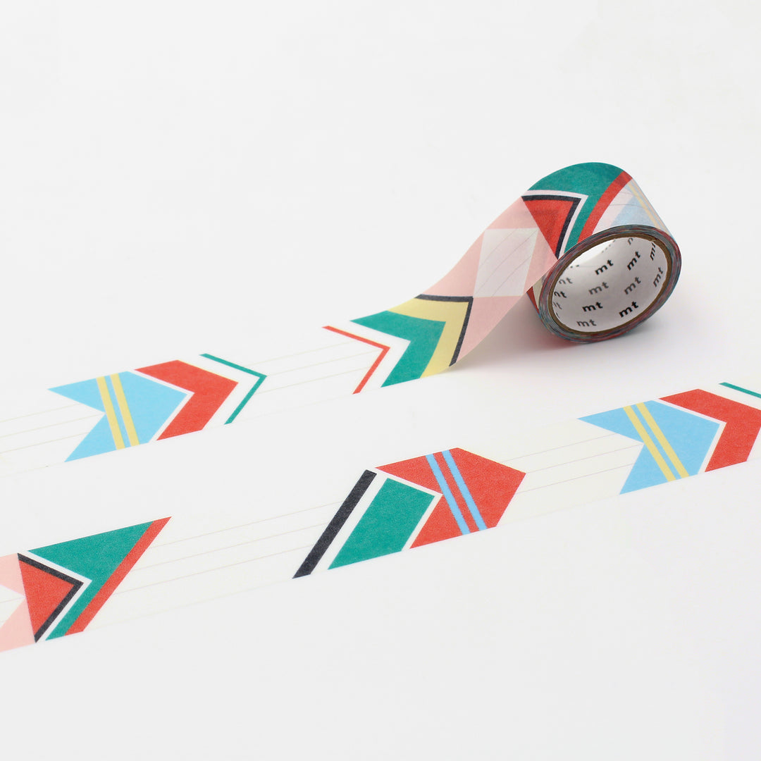 MT x Papier Tigre Write and Draw Washi Tape - Etiquette — pattern detail