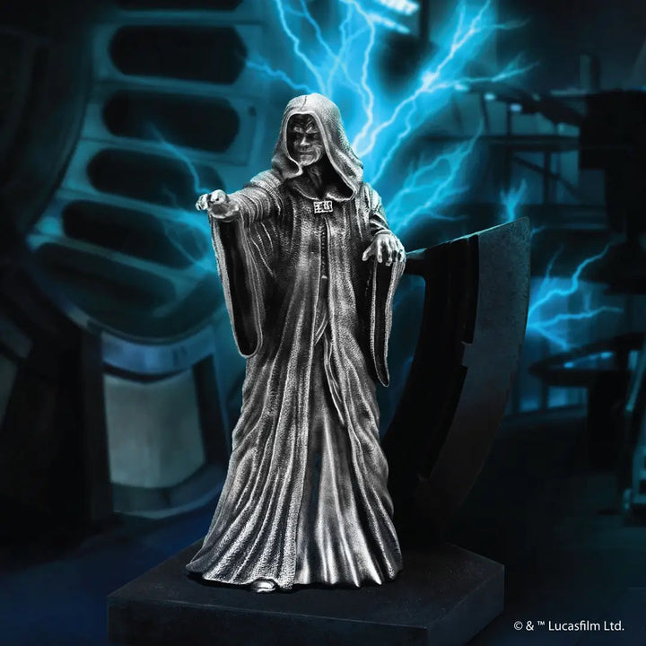 Royal Selangor Starwars Figurine - Emperor Palpatine — flat lay