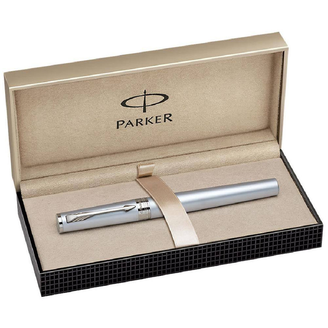 Parker Ingenuity Large Chrome Deluxe CT 5th Technology Pen — close-up