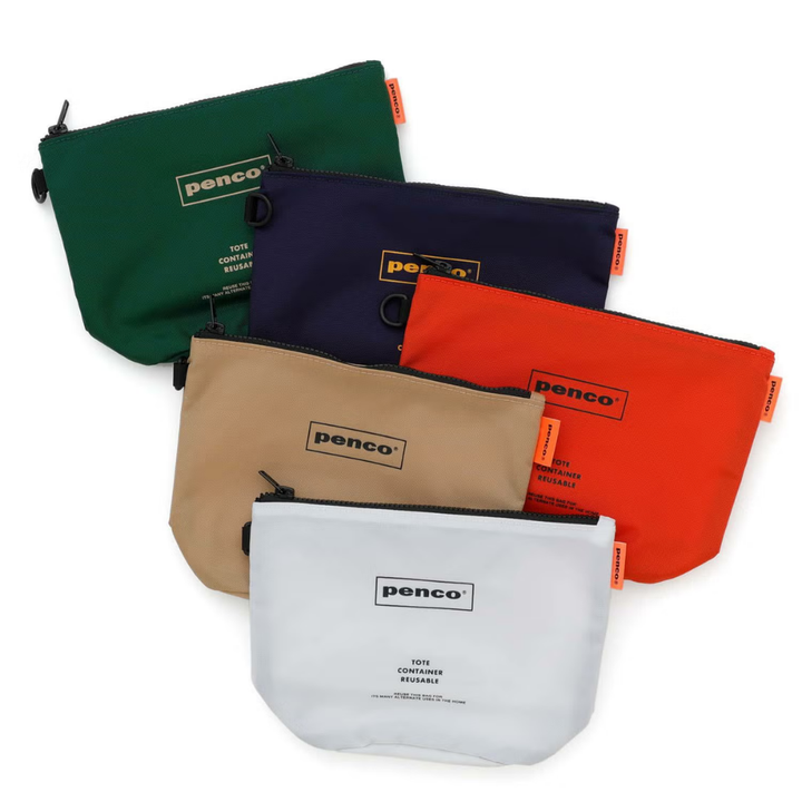 Penco Bucket Pouch - Beige — in use