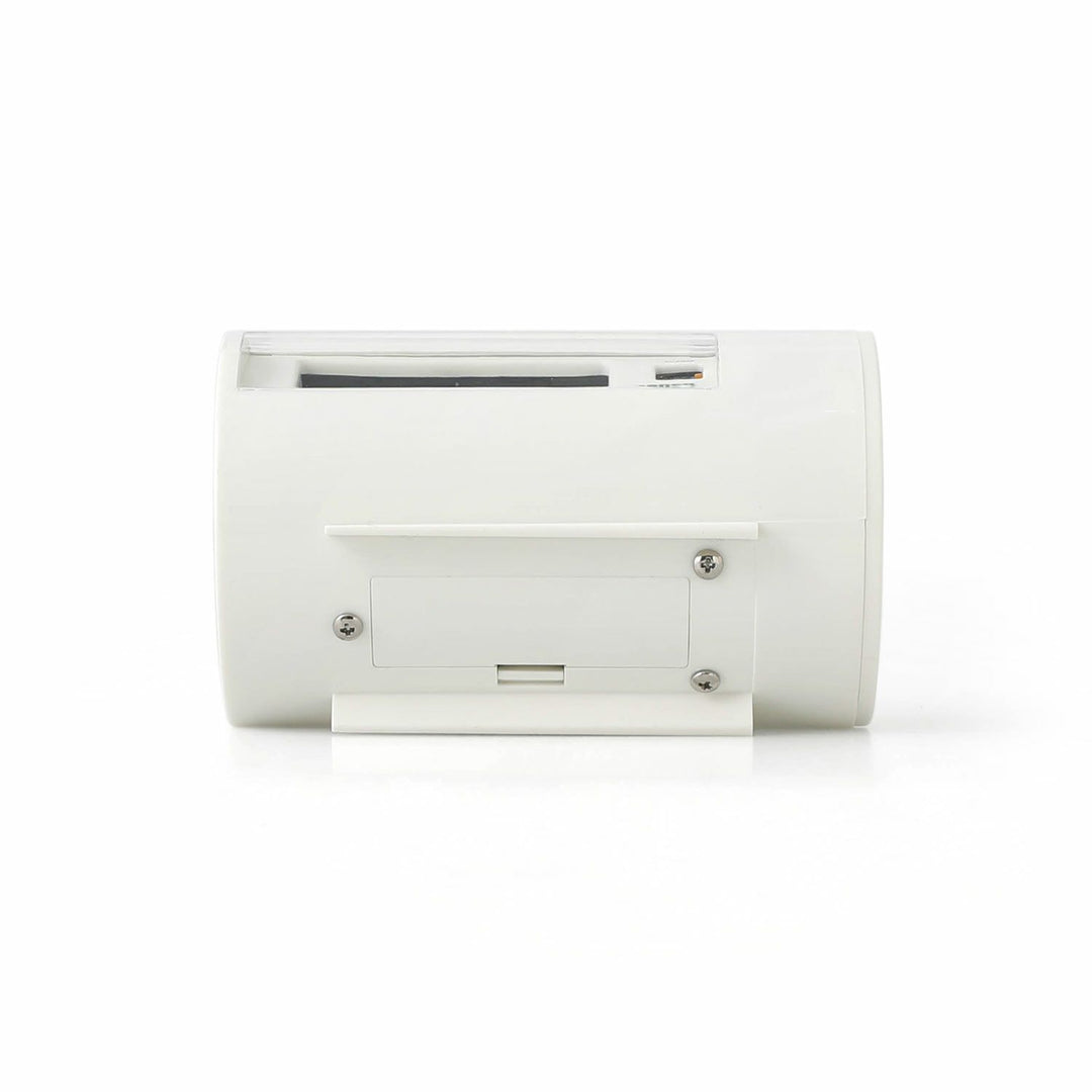 Penco Desk Clock White TWEMCO retro flip alarm clock vintage design.