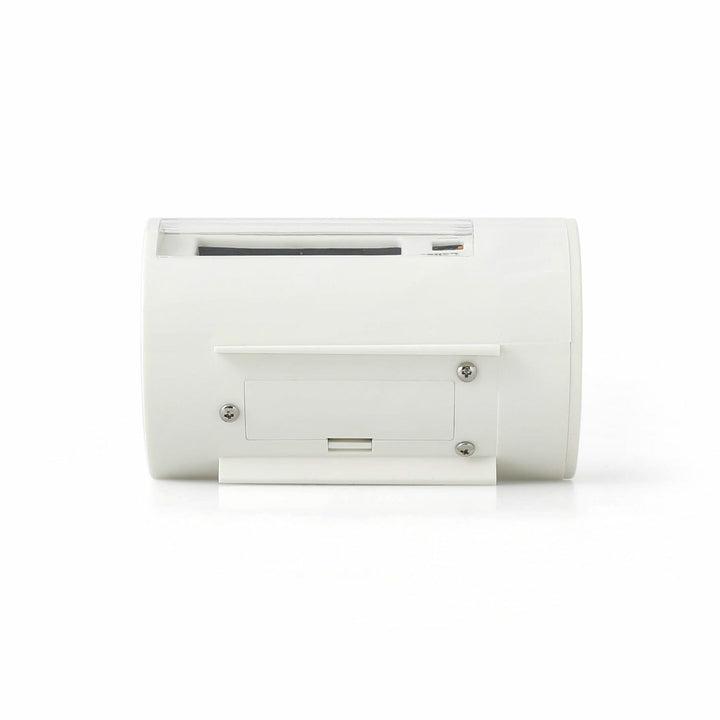 Penco Desk Clock White TWEMCO retro flip alarm clock vintage design.