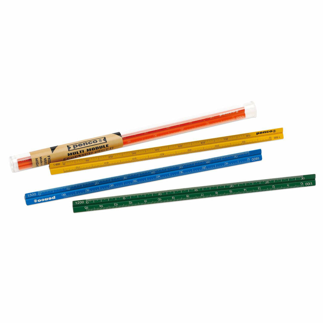 Penco Drafting Scale Ruler aluminum triangular scale tool.