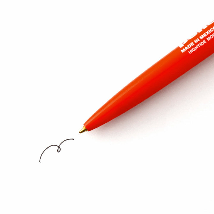 Penco Knock Ballpoint Pen in Yellow — Hightide ballpoint pen — reliable smooth-writing everyday pen, at Cityluxe Singapore