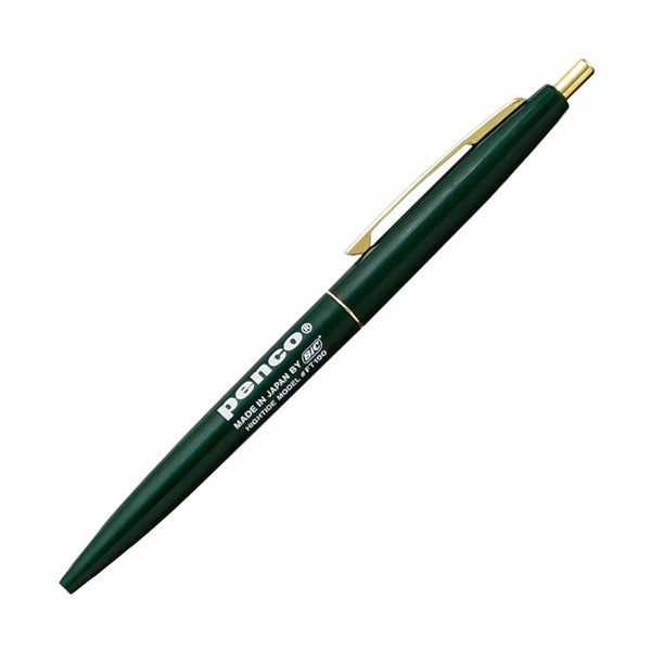 Penco Knock Ballpoint Pen in Green — Hightide ballpoint pen — reliable smooth-writing everyday pen, at Cityluxe Singapore