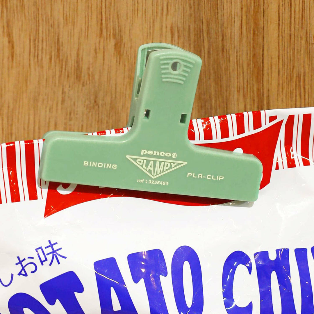 Penco Plastic Clampy Pla-Clip in Mint — Hightide clamping clip — premium stationery and lifestyle, at Cityluxe Singapore