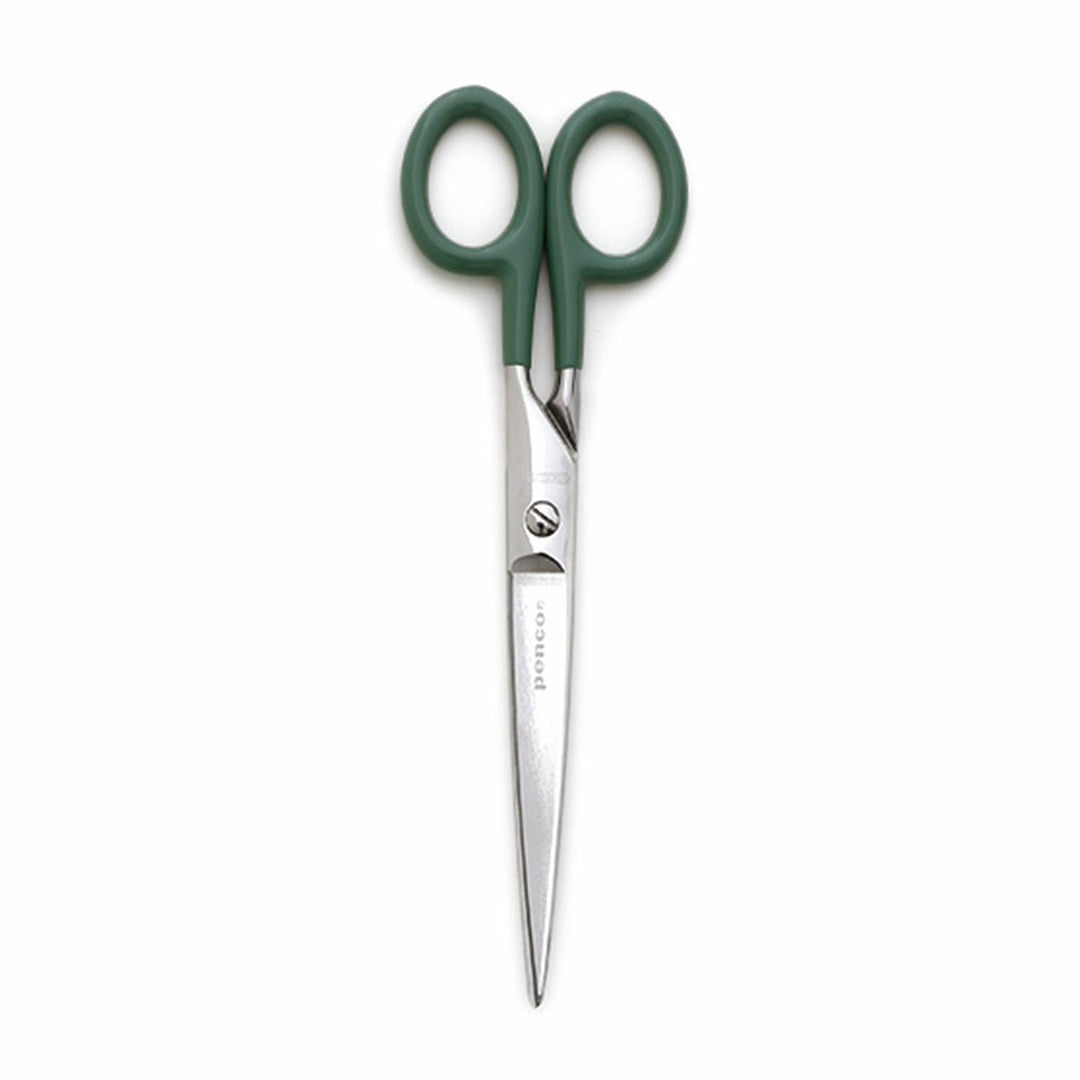 Penco Stainless Steel Scissors Large - Green — front view