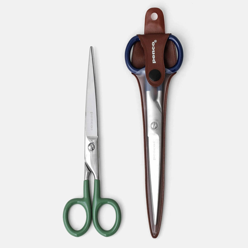 Penco Stainless Steel Scissors Large - Green — side view