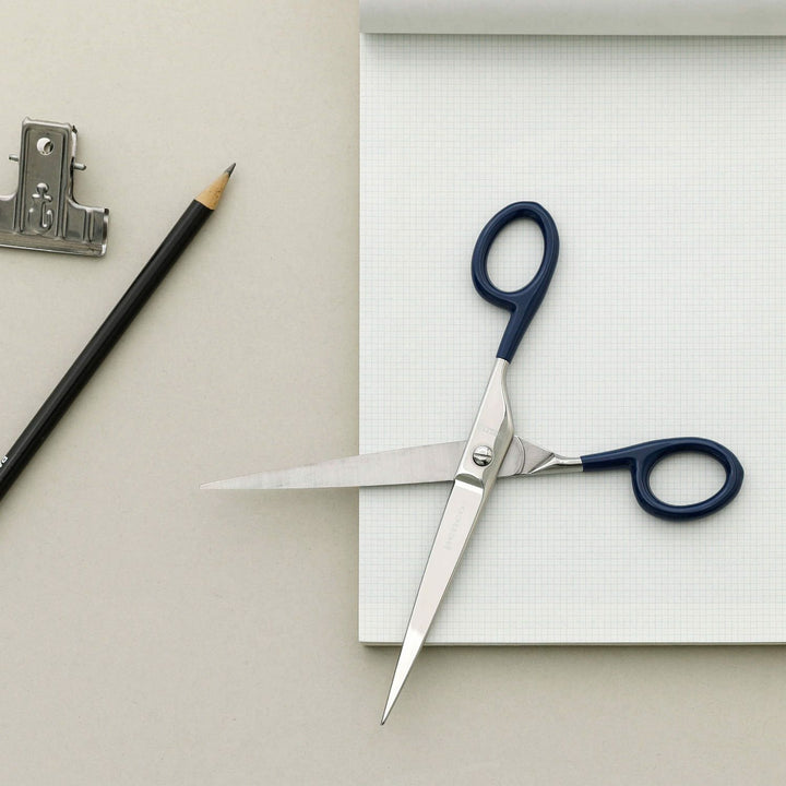 Penco Stainless Steel Scissors Large - Navy — side view