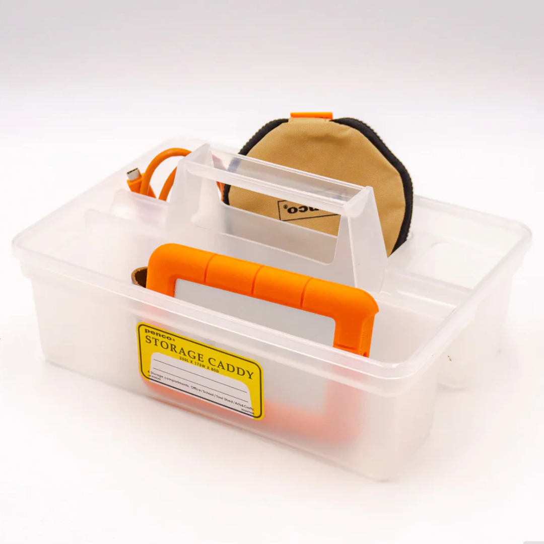 Penco Storage Caddy Big - Clear — side view