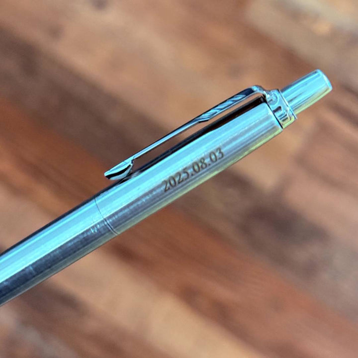 Personalized Name Engraving On Parker Jotter Stainless Steel CT Ballpoint Pen