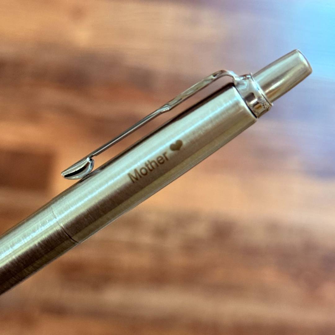 Personalized Name Engraving On Parker Jotter Stainless Steel CT Ballpoint Pen