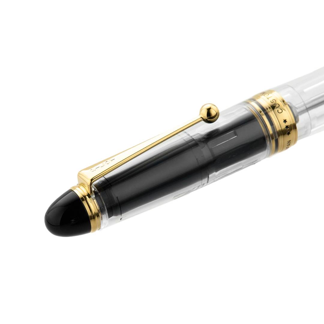 Pilot Fountain Pen "CUSTOM 823" Set - Clear — with packaging