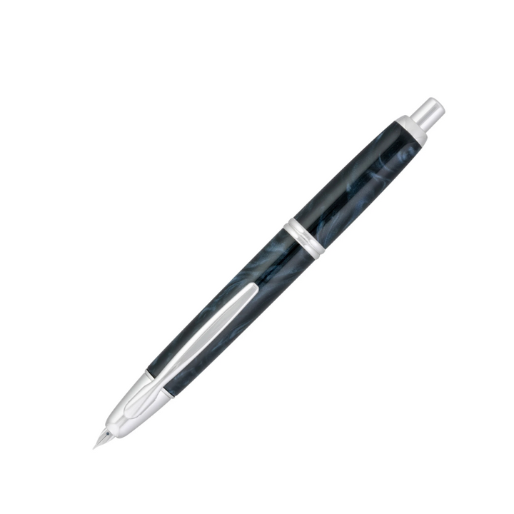 Pilot Capless (Vanish Point) SE Fountain Pen Marble Black,Marble Green,Marble Blue,Marble Orange,Marble Red,18K Gold Rhodi…