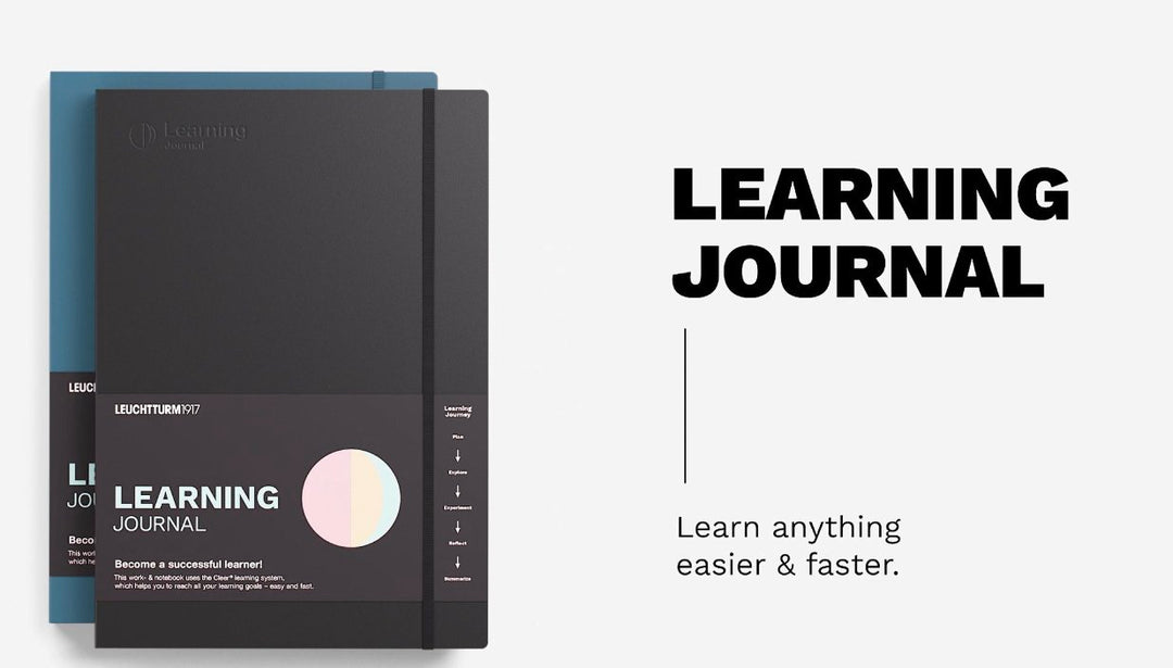 Leuchtturm1917 B5 Composition Softcover Learning Journal - Black — size comparison