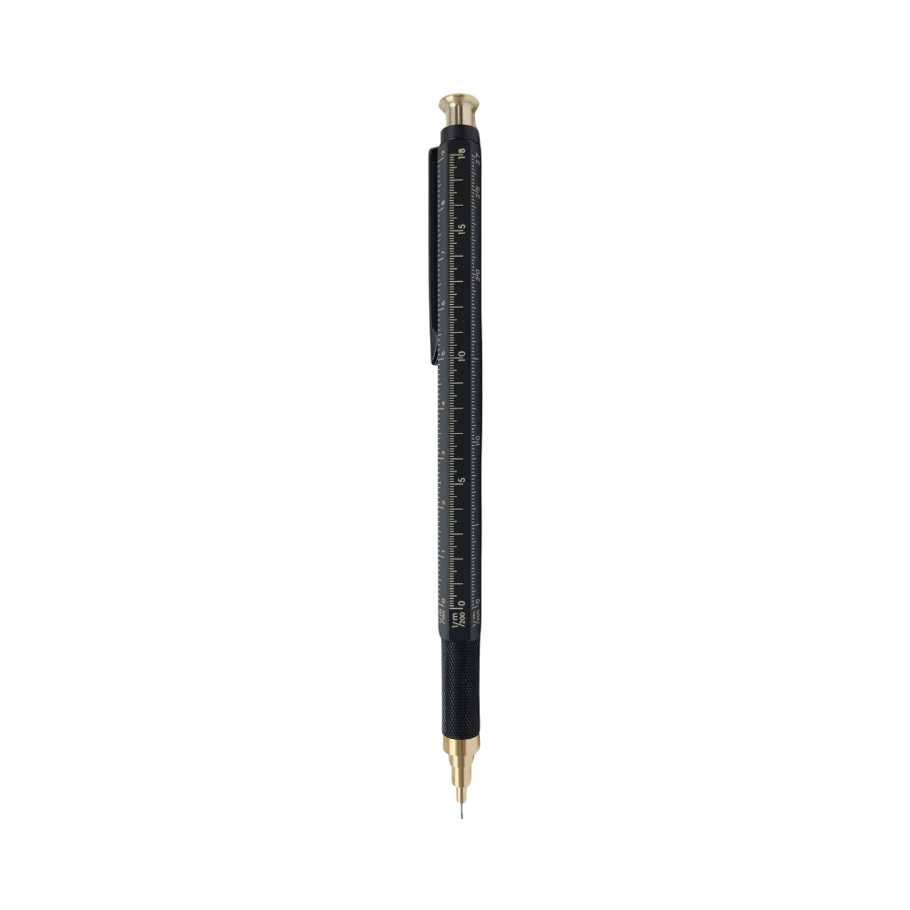Preco Meister by POINT Draf-tech Mechanical Pencil 0.5mm - Brass — lead extended