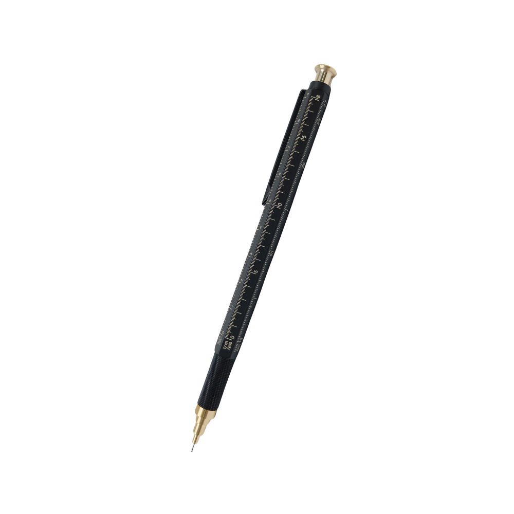 Preco Meister by POINT Draf-tech Mechanical Pencil 0.5mm - Brass — capped