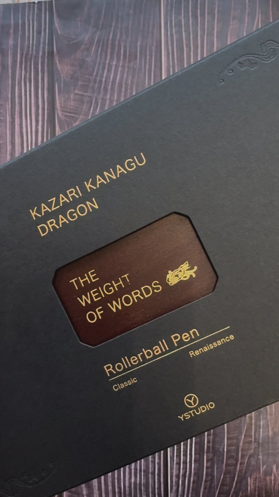 Ystudio Classic Renaissance Kazari Kanagu Fountain Pen - Dragon [Pre-Order]