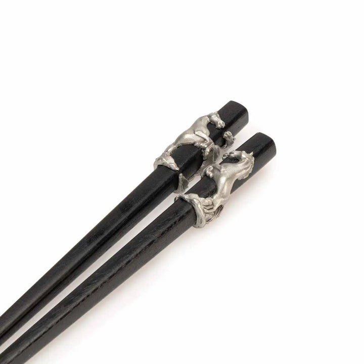 Royal Selangor 2026 Year of the Horse - Chopsticks &amp; Rest Set — detail view