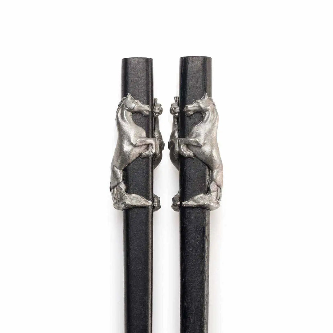Royal Selangor 2026 Year of the Horse - Chopsticks &amp; Rest Set — with packaging