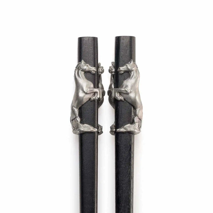 Royal Selangor 2026 Year of the Horse - Chopsticks &amp; Rest Set — with packaging