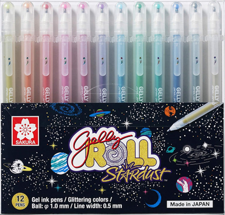 Sakura Gelly Roll Stardust Set of 12 — front view