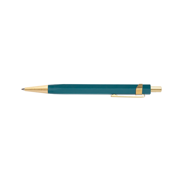 Ystudio Glamour Evolve - Ocean Sustainable Ballpoint Pen - Sea Indigo (With Clip)