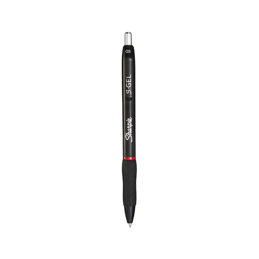 Sharpie Pen S-Gel 0.5mm RT - Red — side view