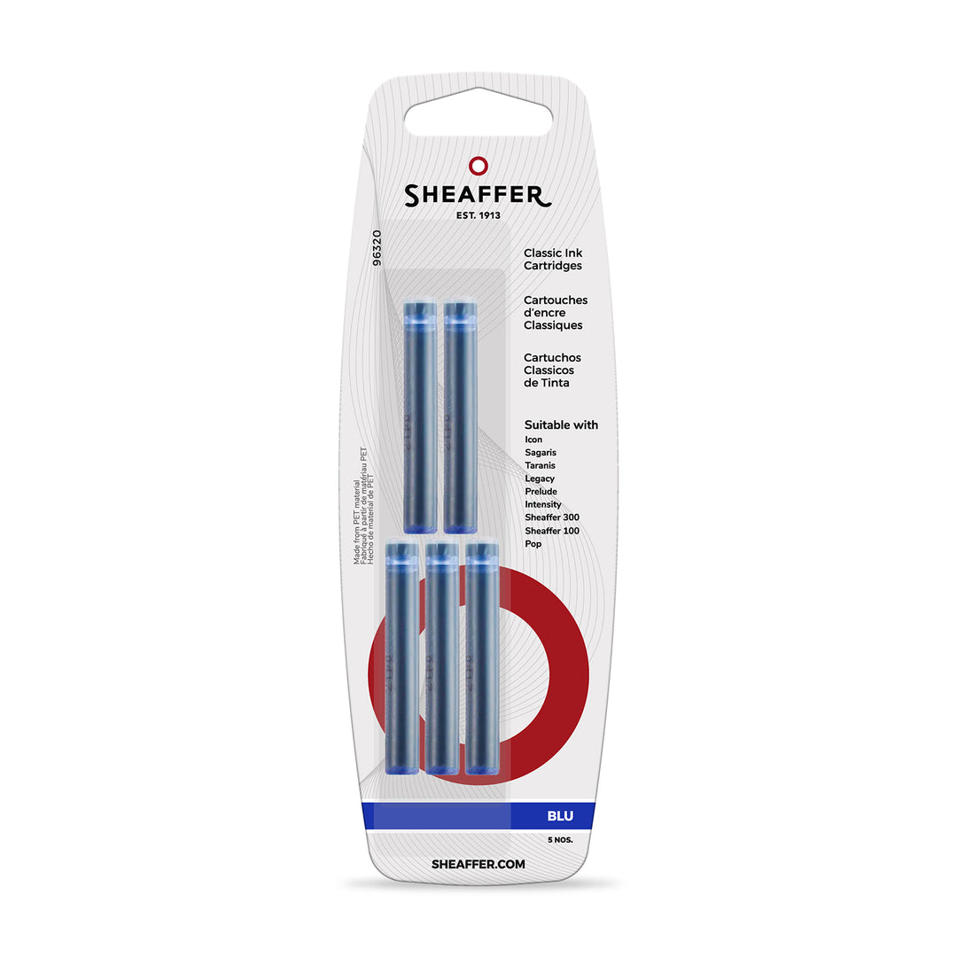 Sheaffer Ink Cartridges (Pack of 5) — cap detail