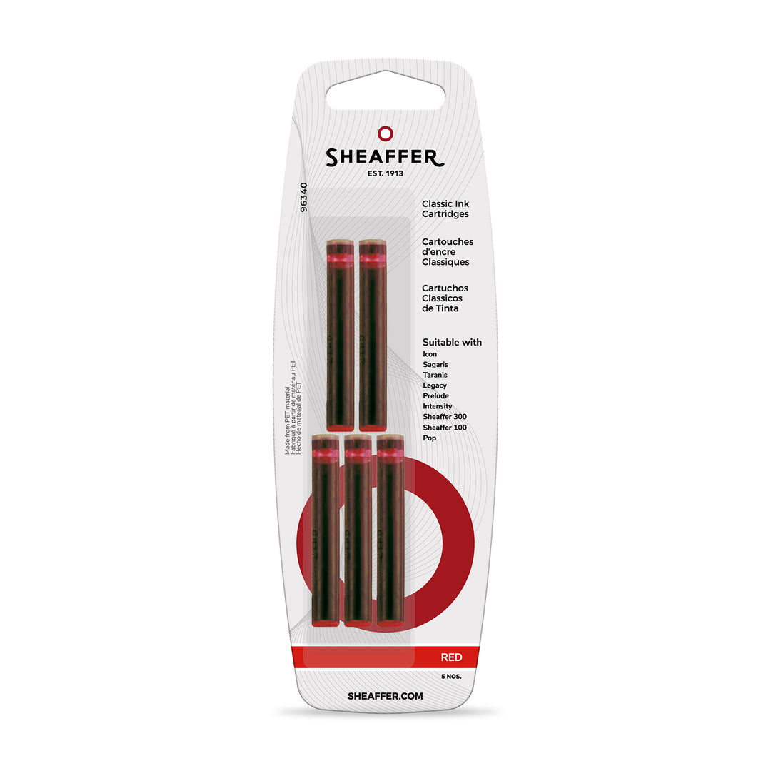 Sheaffer Ink Cartridges (Pack of 5) — with pen